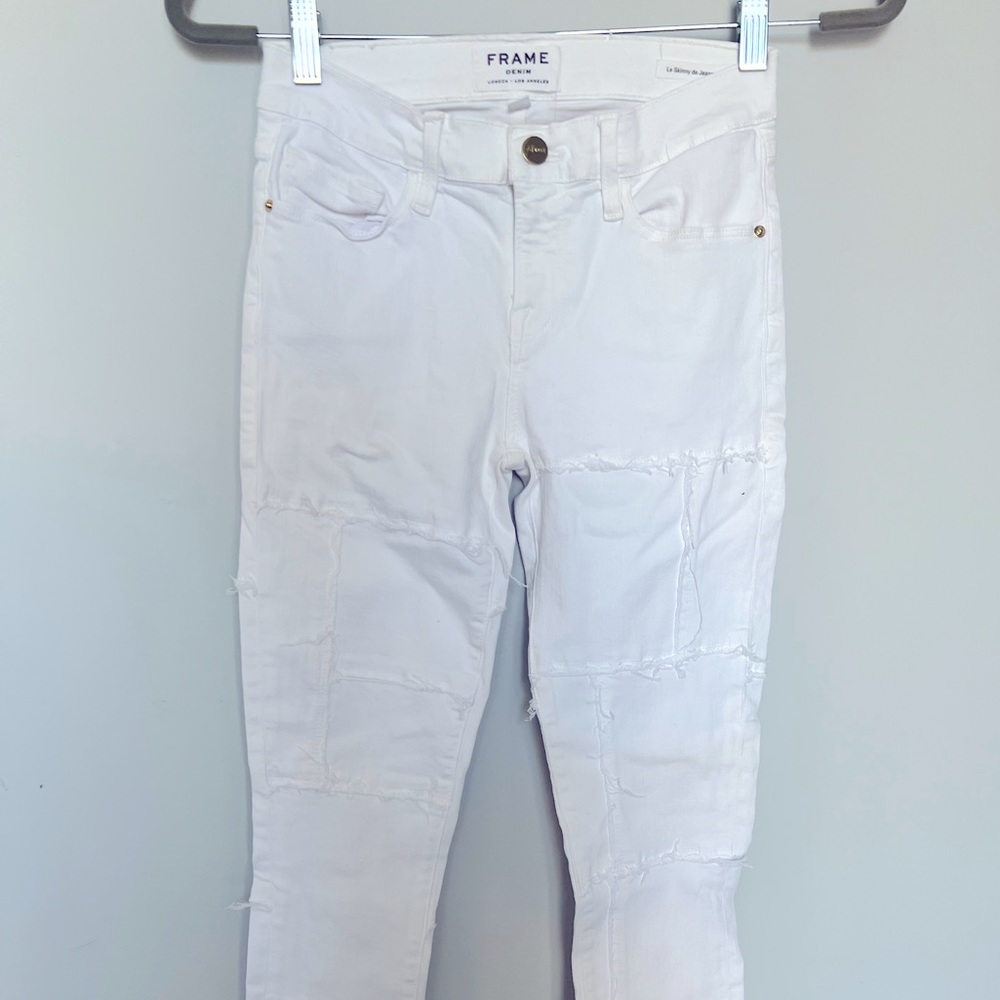Frame denim White Skinny jean
